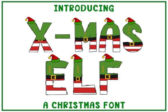 Adding Playful Charm with the X-mas Elf Typeface
