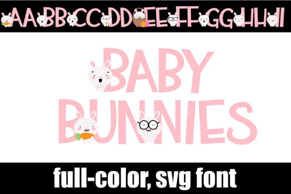 Baby Bunnies: A Playful Typeface for Whimsical Projects