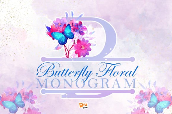 Butterfly Floral Monogram: A Designer's Guide to This Elegant Font