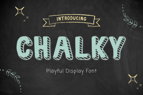 Chalky: A Playful Typeface for Authentic Design