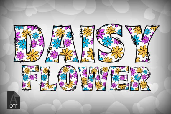 Daisy Flower: A Retro Display Font with Modern Vibrancy
