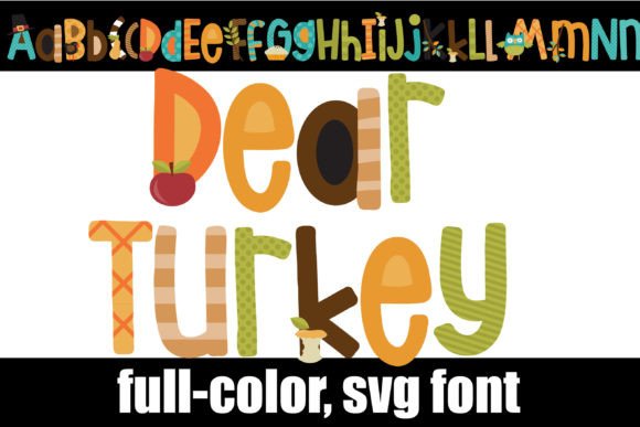 Dear Turkey: A Festive Typeface for Autumn Projects