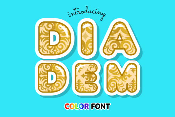 Diadem: The Crown-Inspired Color Font for Creative Projects