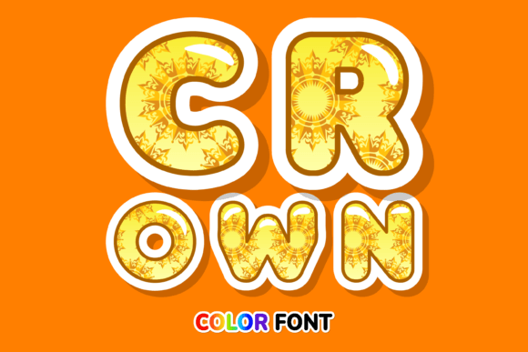 Exploring the Crown Font: A Diadem-Inspired Color Font