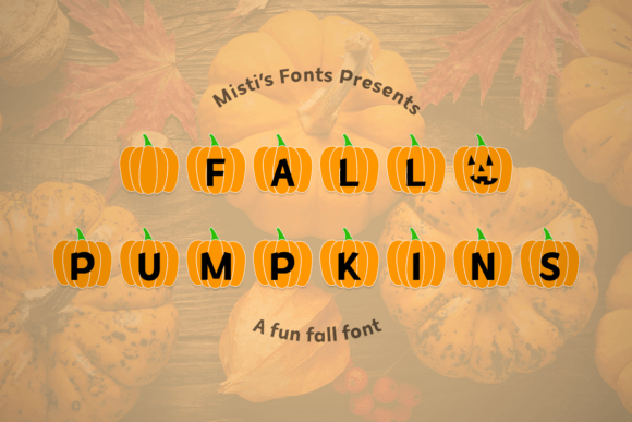 Fall Pumpkins: A Festive Font for Autumn Projects