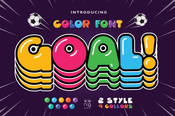 Goal: The Cartoon-Style Display Font That Demands Attention