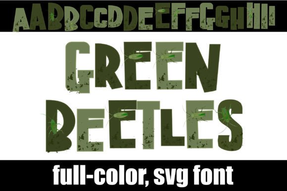 Green Beetles: A Festive Font for Creative Projects