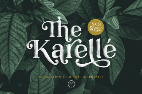 Karelle: A Vintage Serif Font with Authentic Retro Character