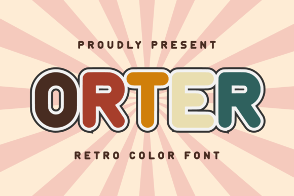 Orter: The Retro Display Font That Makes Graphics Pop