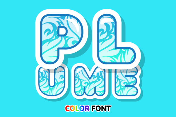 Plume: A Color Font for Vibrant Modern Design