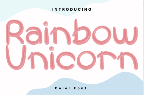 Rainbow Unicorn: A Creative Font That Delivers Joy