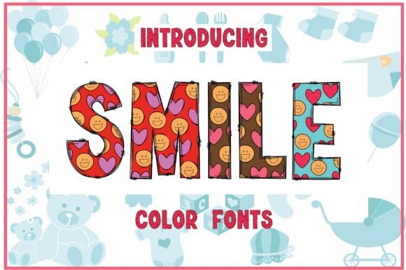 Smile: A Color Font That Radiates Joy in Your Designs
