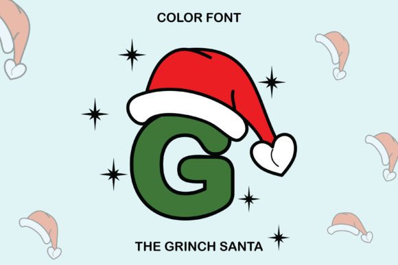 The Grinch Santa: A Playful Font for Festive Projects