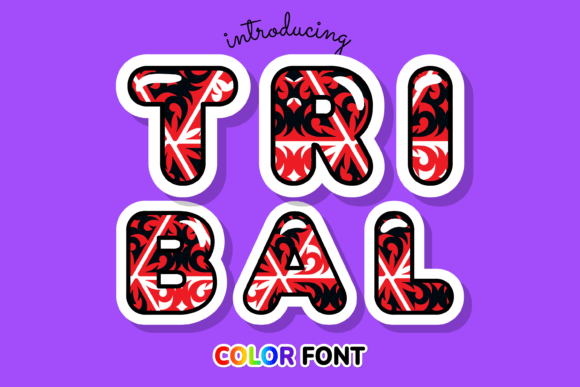 Tribal: A Color Font with Cultural Edge
