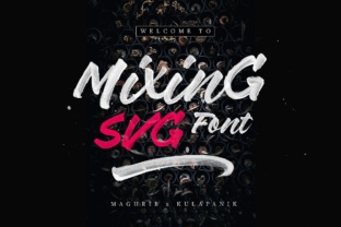 Unlock Striking Visuals with the Mixing Display Font